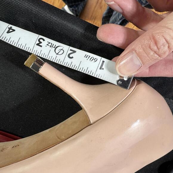 Coach heels womens 11 patent leather zorra pumps preppy designer kitten heel - Picture 8 of 8